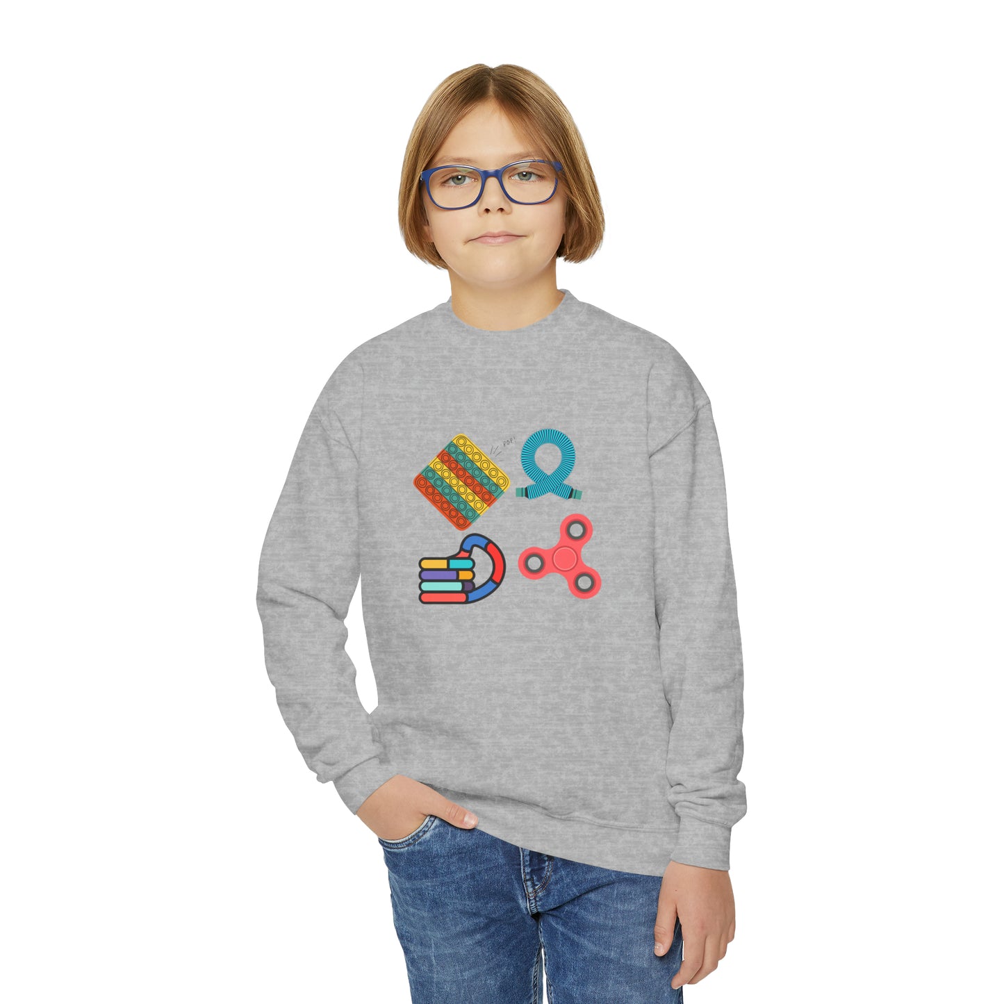 Sensory items: Youth Crewneck Sweatshirt