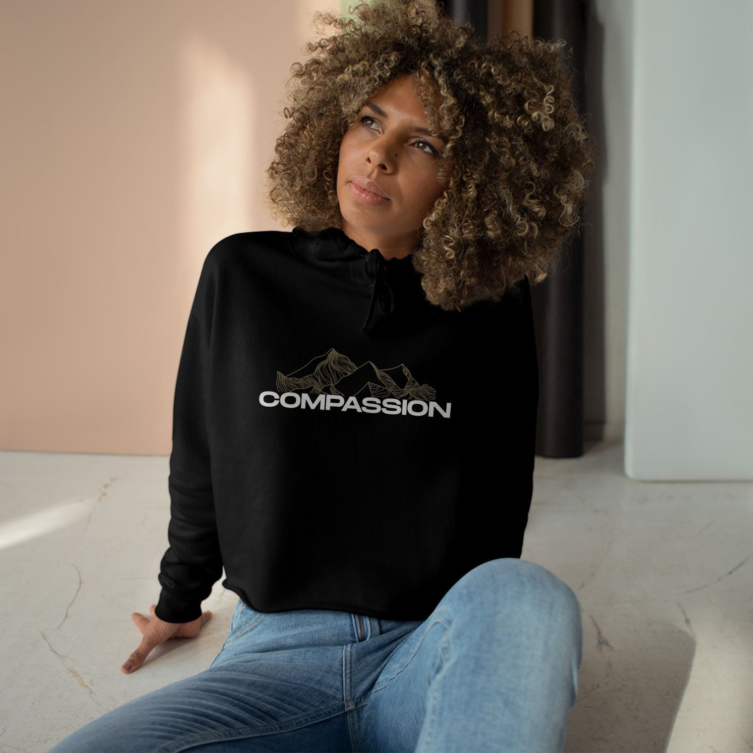 Compassion Crop Hoodie