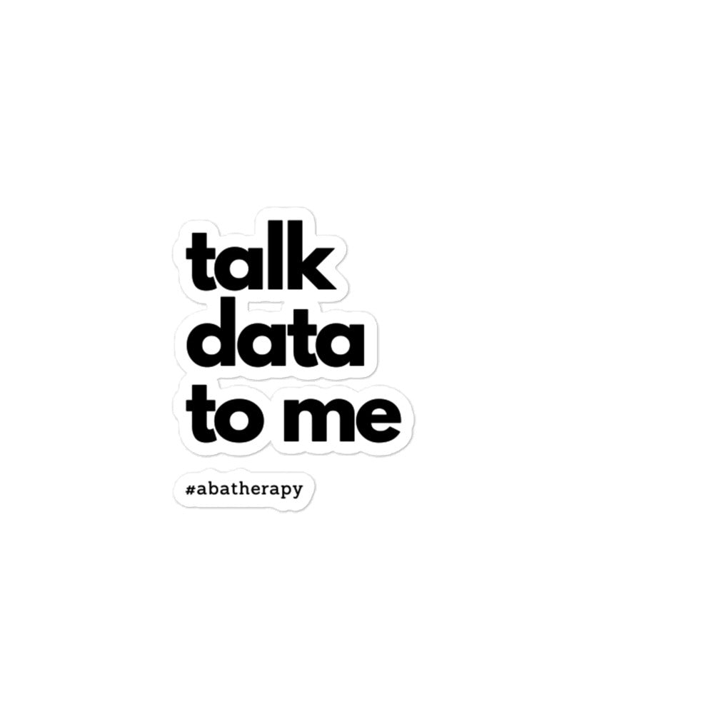 Talk Data Bubble stickers