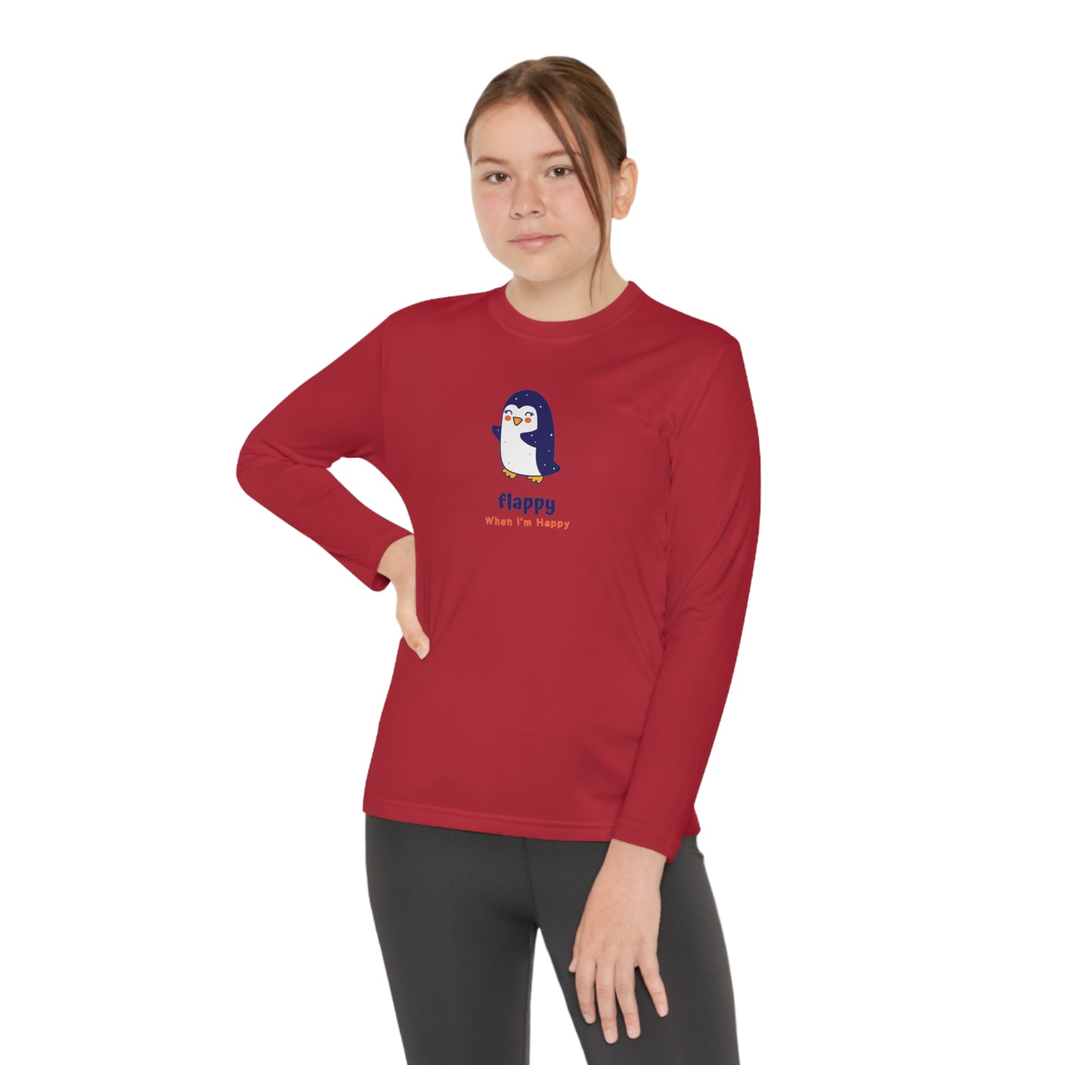 Penguin: Youth Long Sleeve Competitor Tee