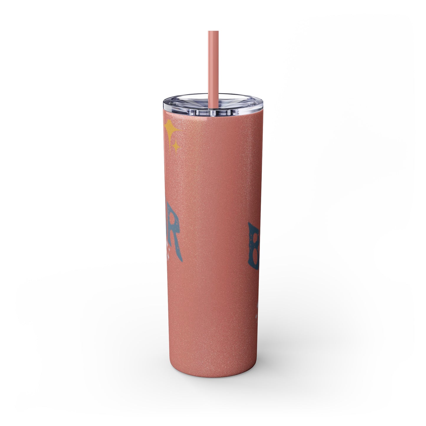 BEHAVIOR ERA Skinny Tumbler with Straw, 20oz