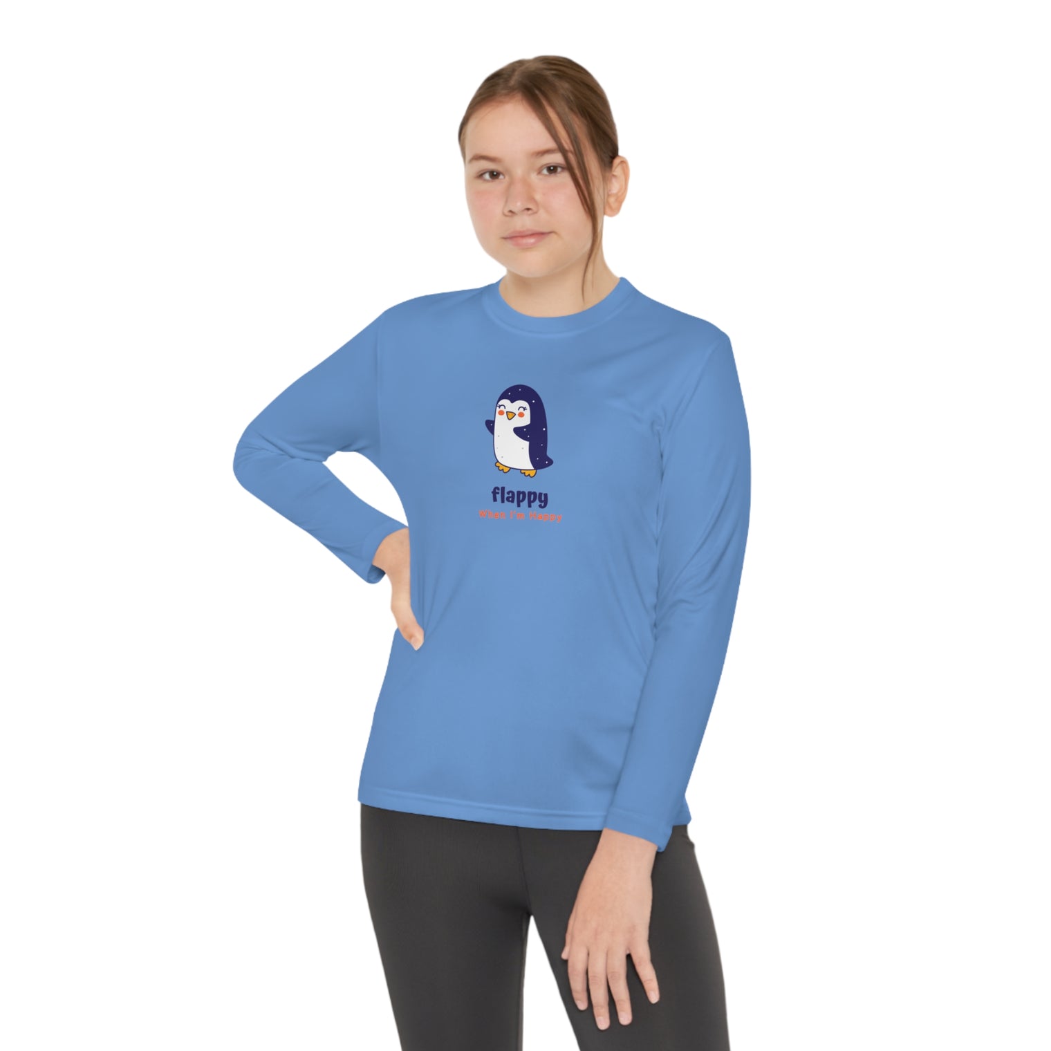 Penguin: Youth Long Sleeve Competitor Tee