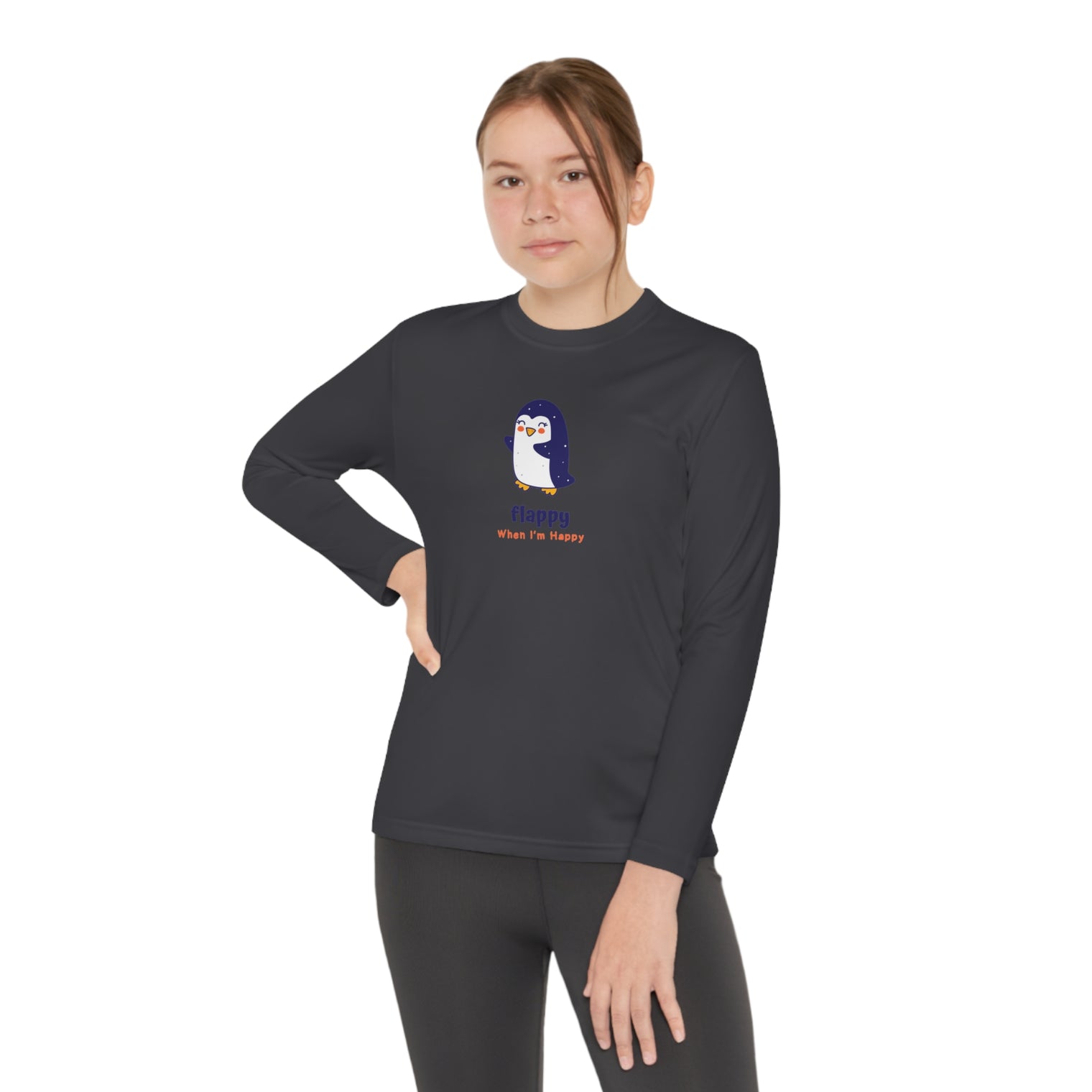 Penguin: Youth Long Sleeve Competitor Tee