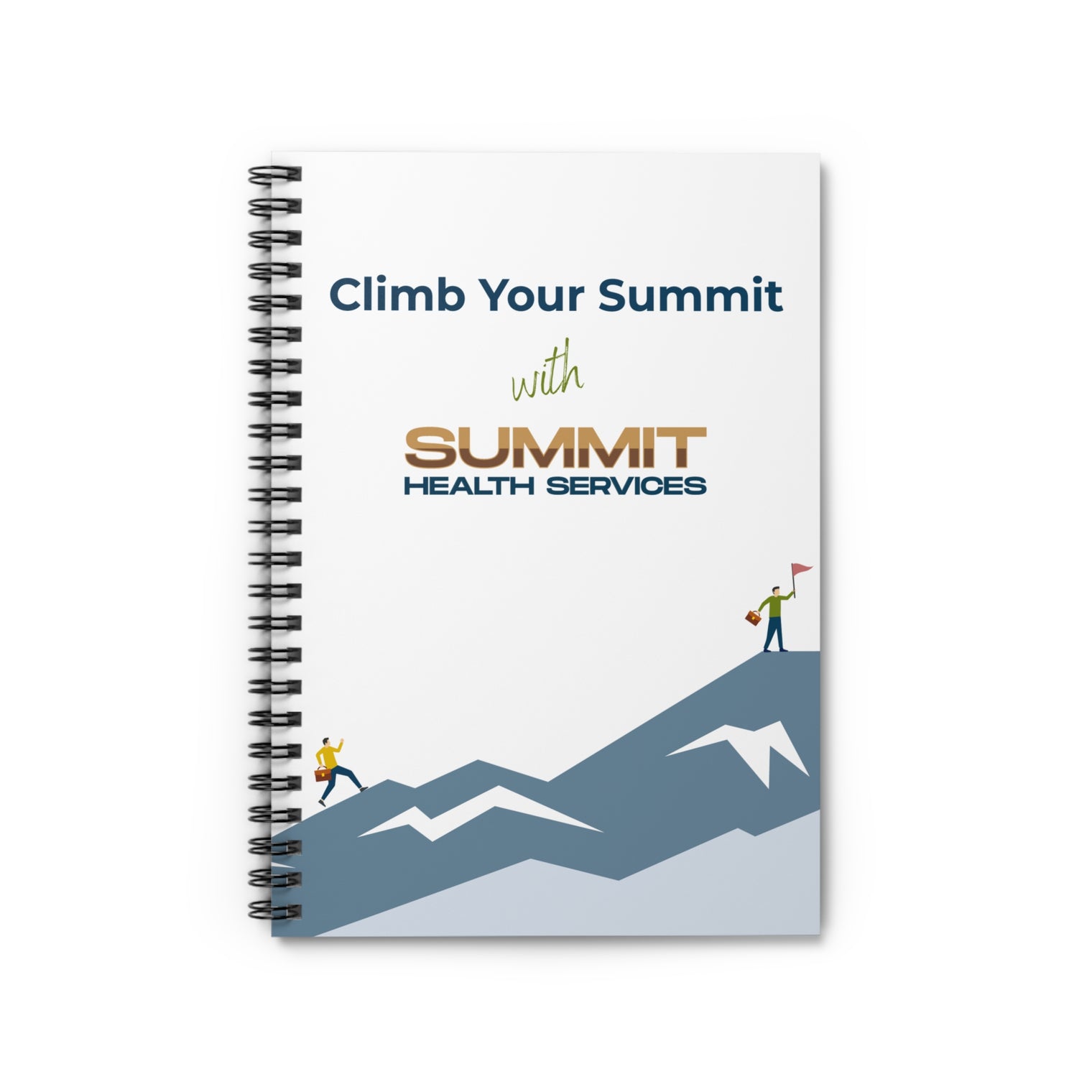 Motivational Spiral Notebook - Climb Your Summit with Summit Health Services, Inspirational Journal, Gift for Students, Office [...]