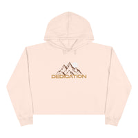Dedication Crop Hoodie - Trendy Style, Health & Wellness Gift, Motivational Apparel, Casual Wear, Gym Outfits