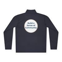 Community-Building Quarter-Zip Pullover, Cozy Casual Wear, Unisex Apparel, Great for Community Events, Gift for Friends