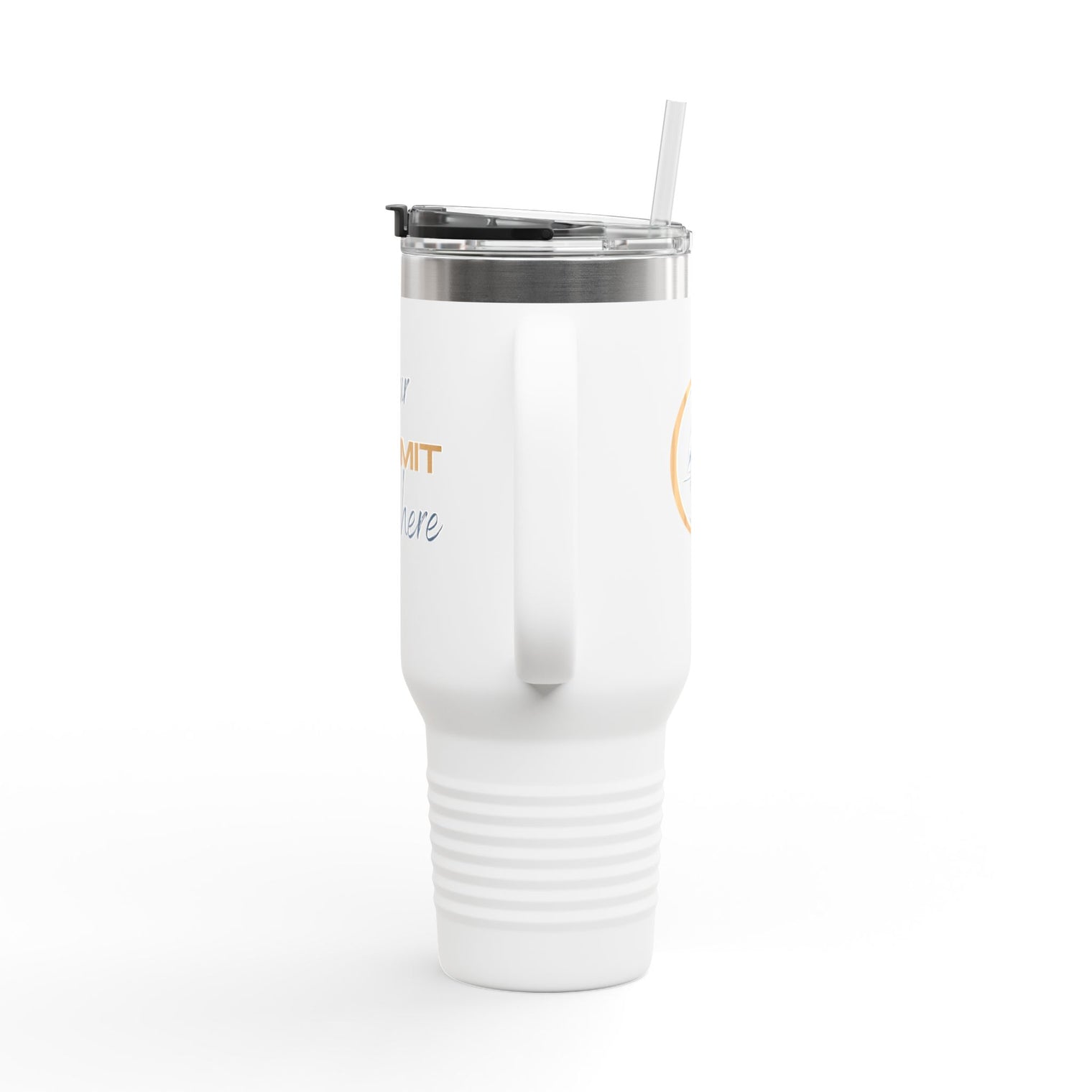 Insulated Travel Mug - Your Summit Starts Here - 40oz, Adventure Mug, Outdoor Coffee Cup, Hiking Gear, Motivational Drinkware