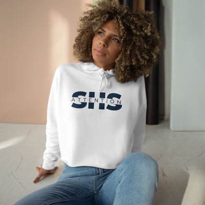Stylish Attention Crop Hoodie for Trendsetters, Summer Fashion, Casual Wear, Unique Gift, Fitness Style, Everyday Comfort