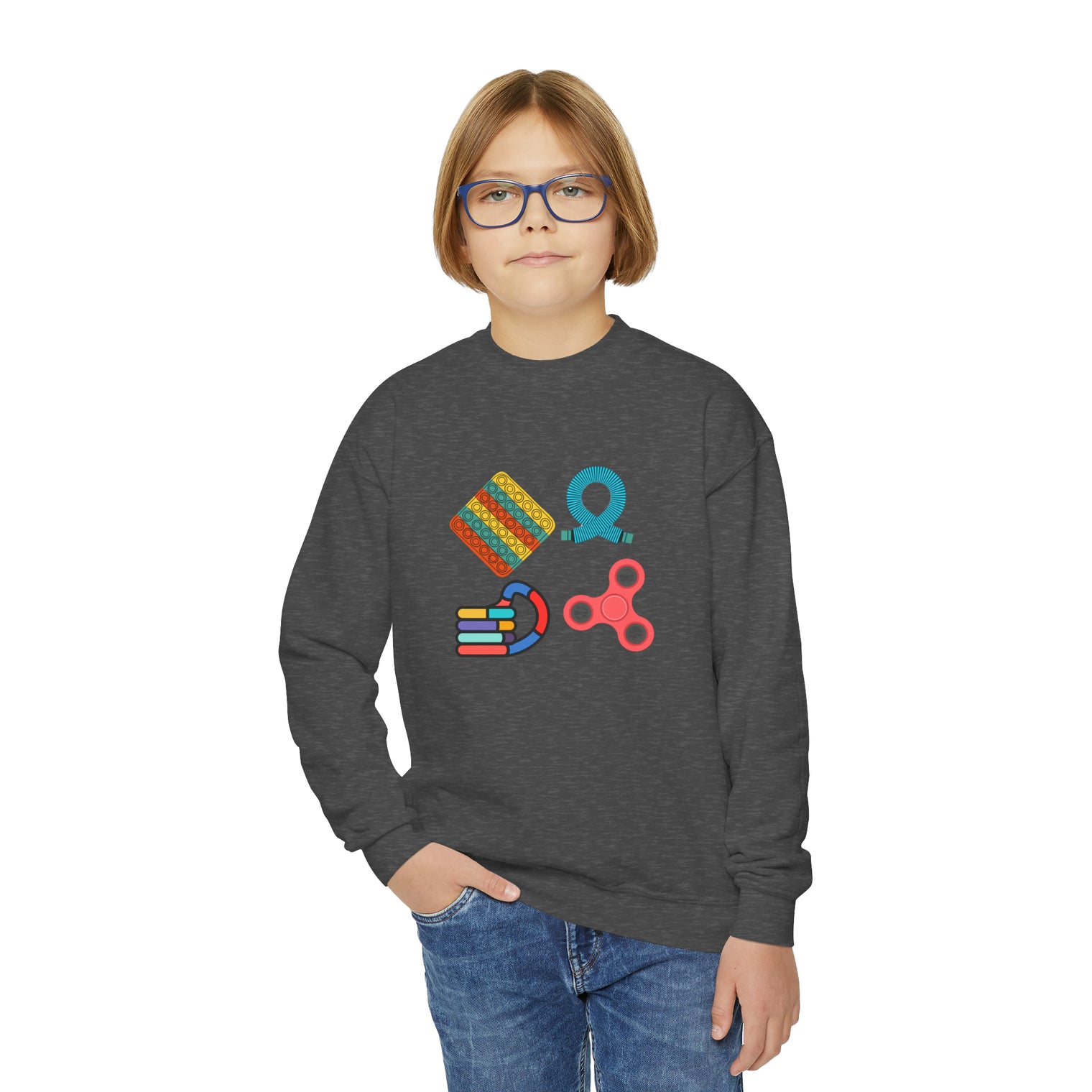 Sensory items: Youth Crewneck Sweatshirt