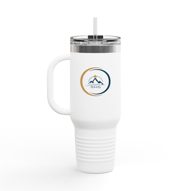 Insulated Travel Mug - Your Summit Starts Here - 40oz, Adventure Mug, Outdoor Coffee Cup, Hiking Gear, Motivational Drinkware