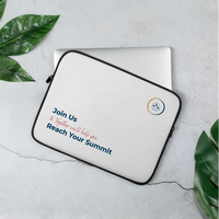 Inspirational Laptop Sleeve: Motivational Gear for Professionals, Students, Travelers, Gift for Graduations, Modern Art Design
