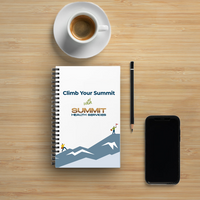 Motivational Spiral Notebook - Climb Your Summit with Summit Health Services, Inspirational Journal, Gift for Students, Office [...]