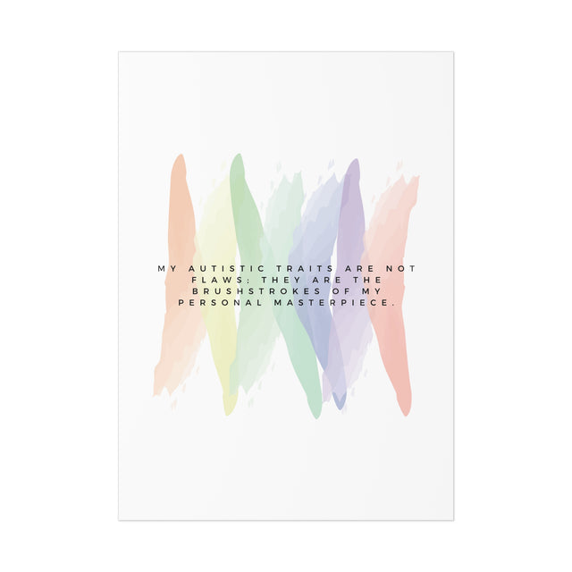 Affirmation Print: Brushstrokes