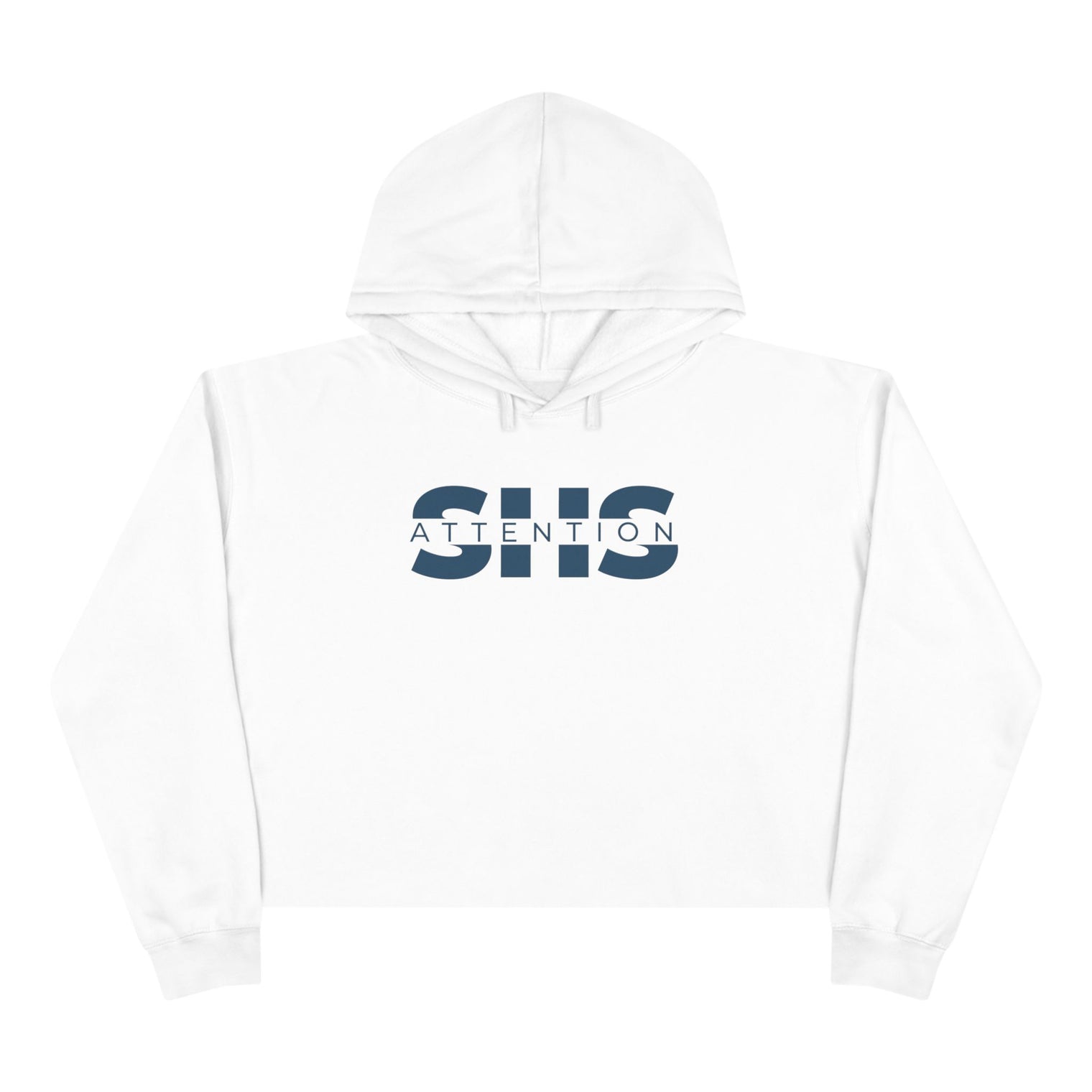 Stylish Attention Crop Hoodie for Trendsetters, Summer Fashion, Casual Wear, Unique Gift, Fitness Style, Everyday Comfort