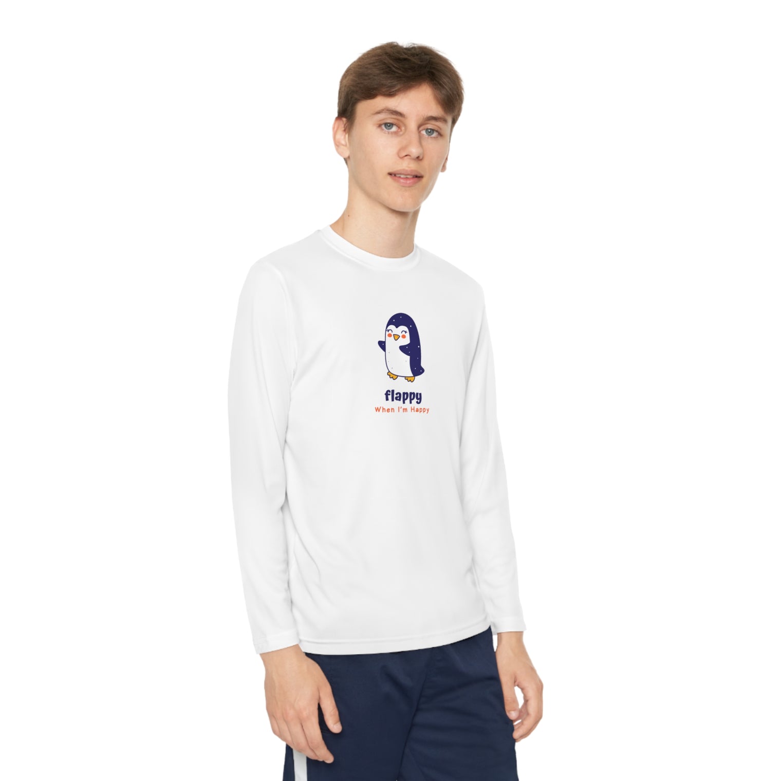 Penguin: Youth Long Sleeve Competitor Tee