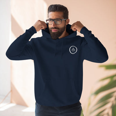 Trendy Three-Panel Fleece Hoodie, Cozy Hoodie for Winter, Casual Streetwear, Everyday Comfort
