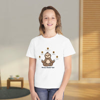 Stress Relief Sloth Youth Tee, Relaxation T-Shirt
