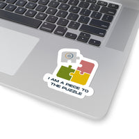Puzzle Piece Kiss-Cut Stickers - Inspirational Decor, Gift for Puzzle Lovers, Scrapbooking, Laptop, Water Bottle Decoration
