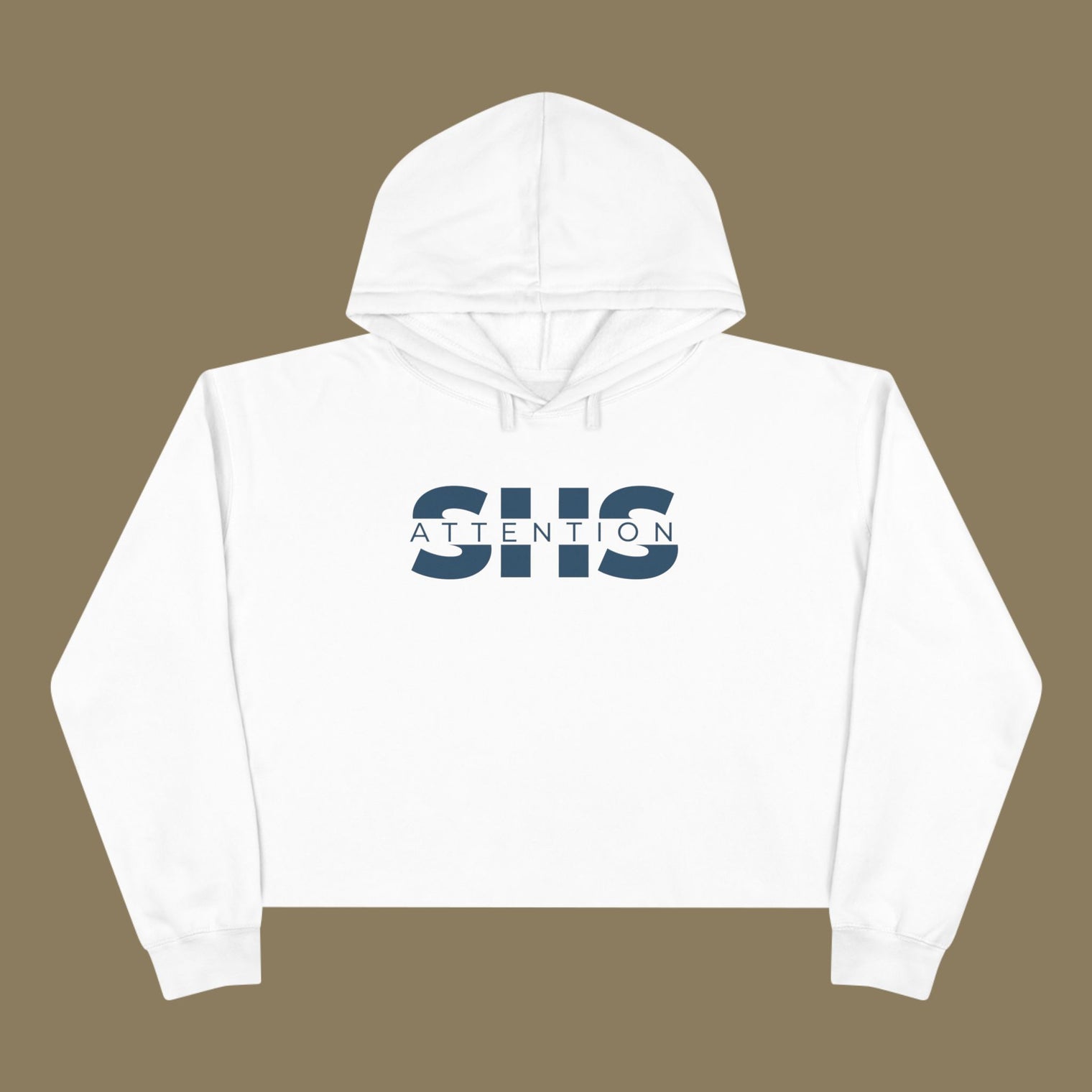 Attention Crop Hoodie