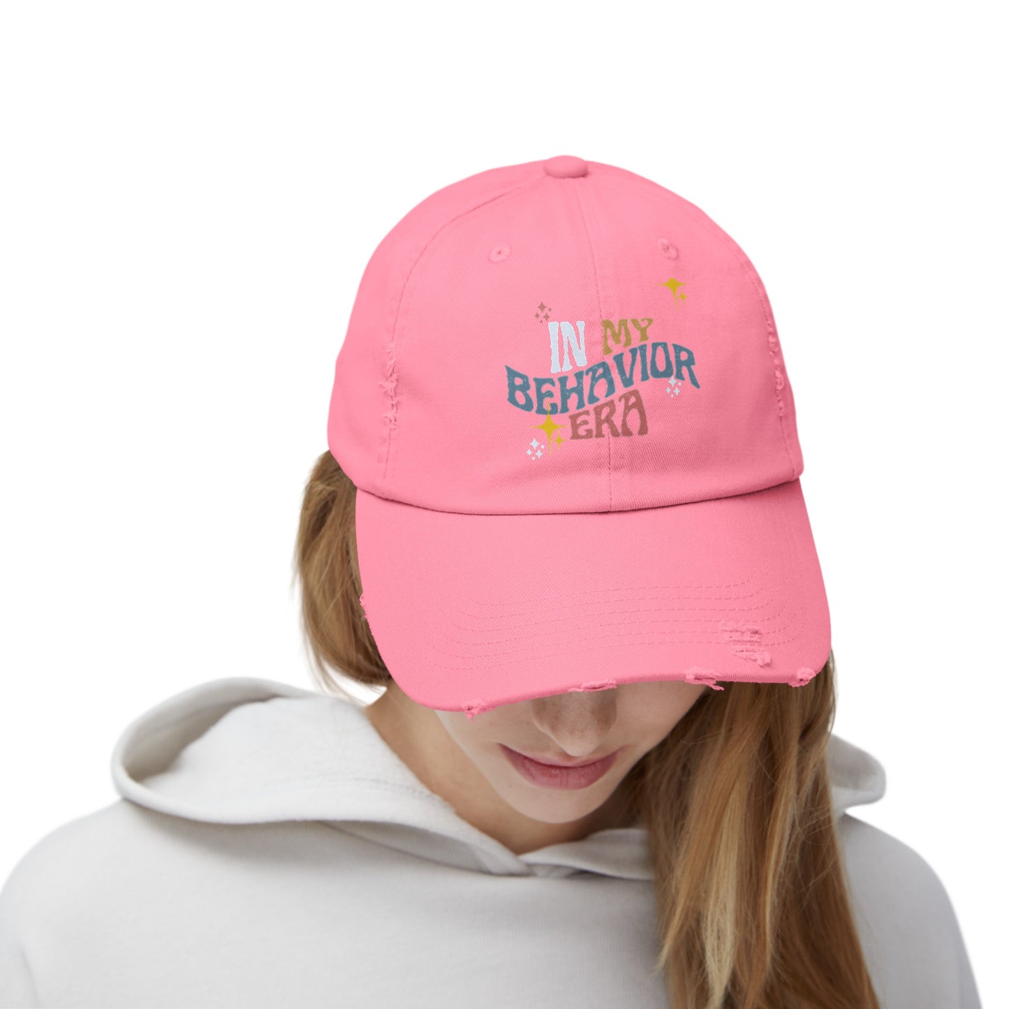 BEHAVIOR ERA Unisex Distressed Cap