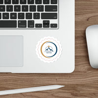 Mountain Adventure Die-Cut Stickers - Perfect for Laptops, Water Bottles, Journals, Outdoor Enthusiasts, Travel Decor