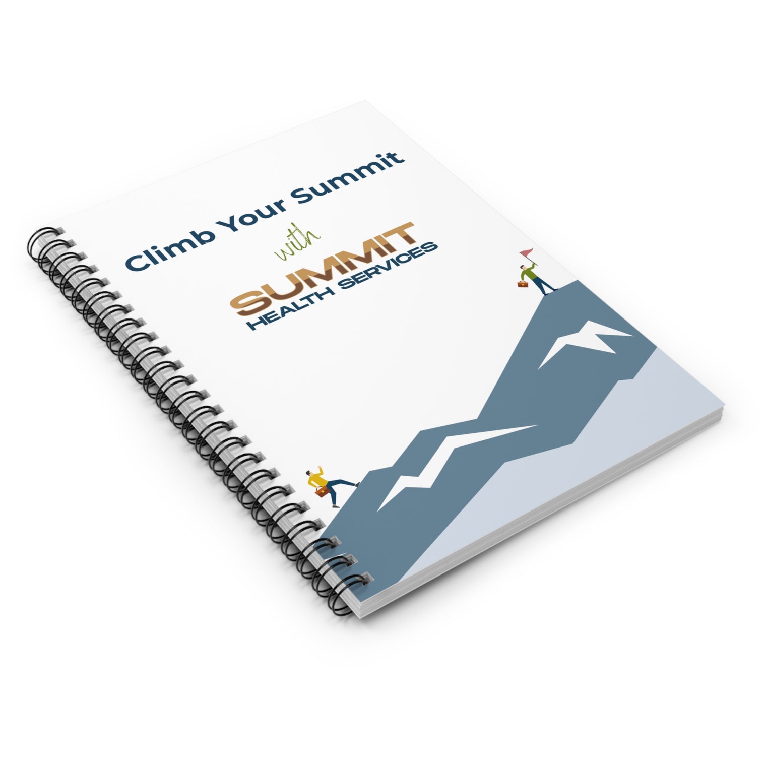 Motivational Spiral Notebook - Climb Your Summit with Summit Health Services, Inspirational Journal, Gift for Students, Office [...]