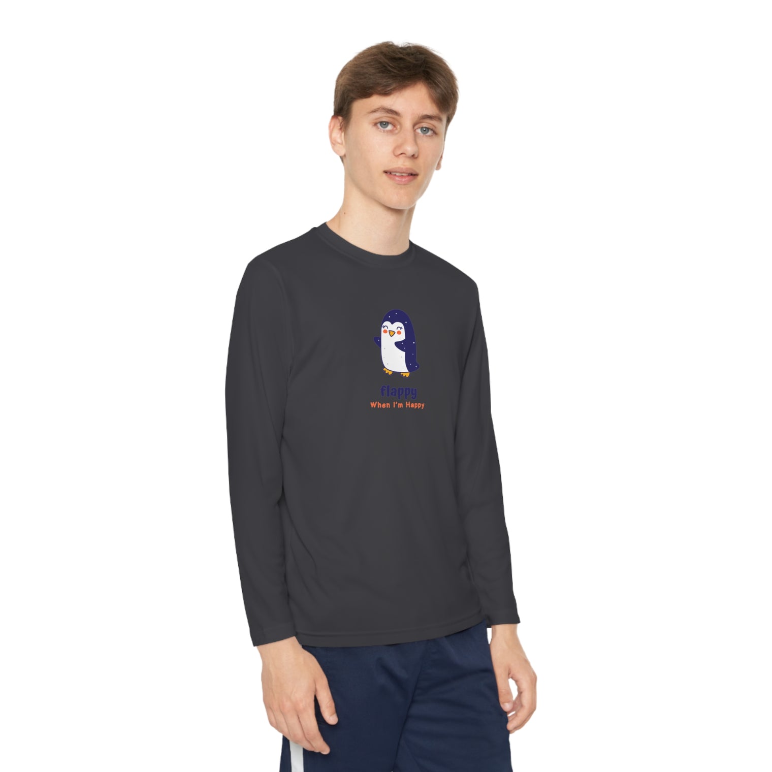 Penguin: Youth Long Sleeve Competitor Tee