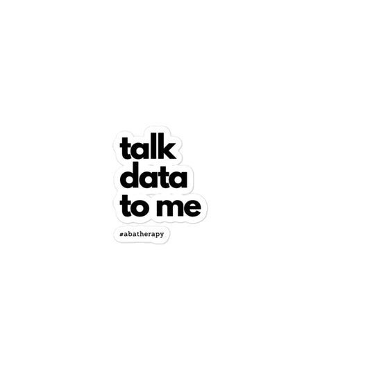 Talk Data Bubble stickers